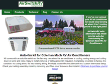 Tablet Screenshot of airswitchrv.com